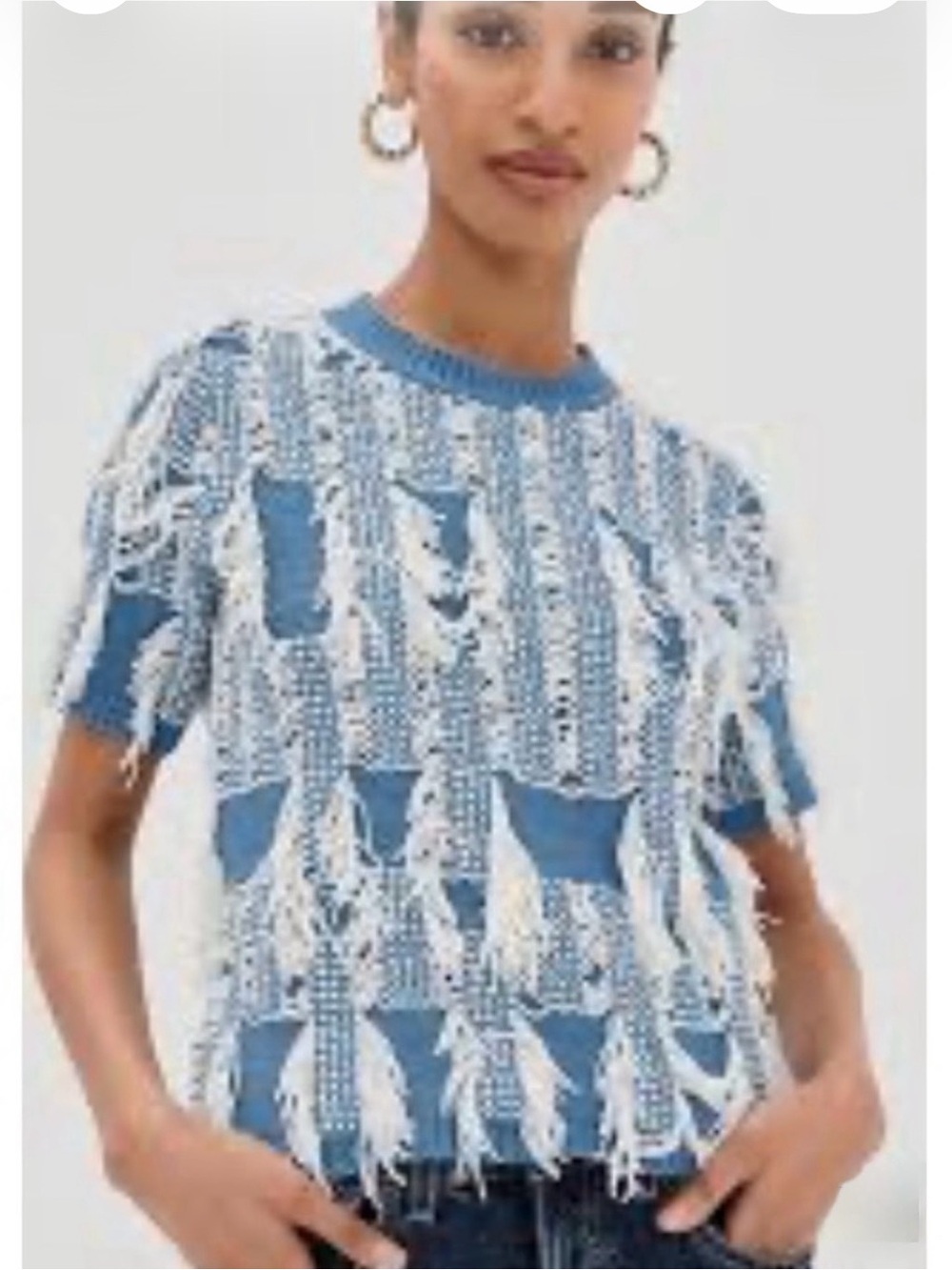 Ulla Johnson Sweater Top Rumi Bluette NWT